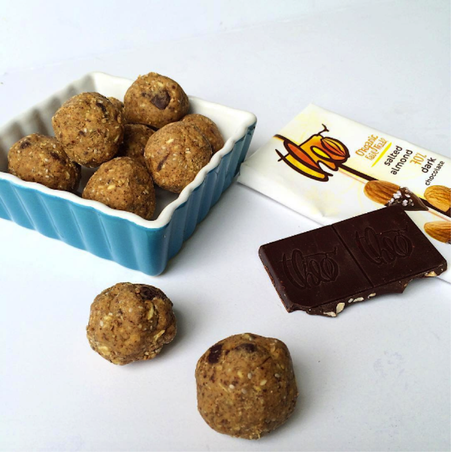 Almond Chocolate Chip Bliss Balls Rachael's Good Eats