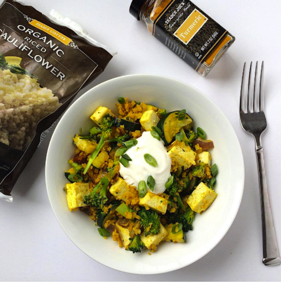 Grainfree Turmeric Veggie & Tofu Sauté Rachael's Good Eats