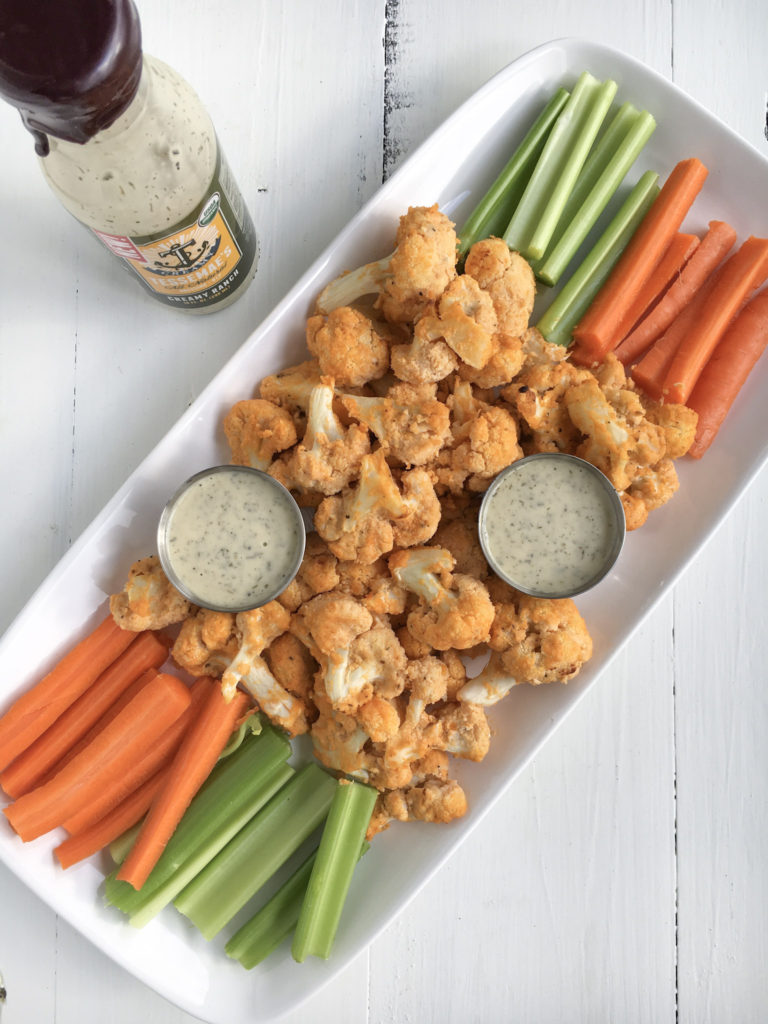 Buffalo Cauliflower Bites With Creamy Ranch Rachael's Good Eats