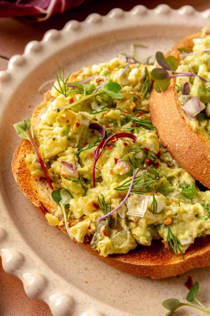 Egg Salad (no mayo) nutrient dense meal for pregnancy