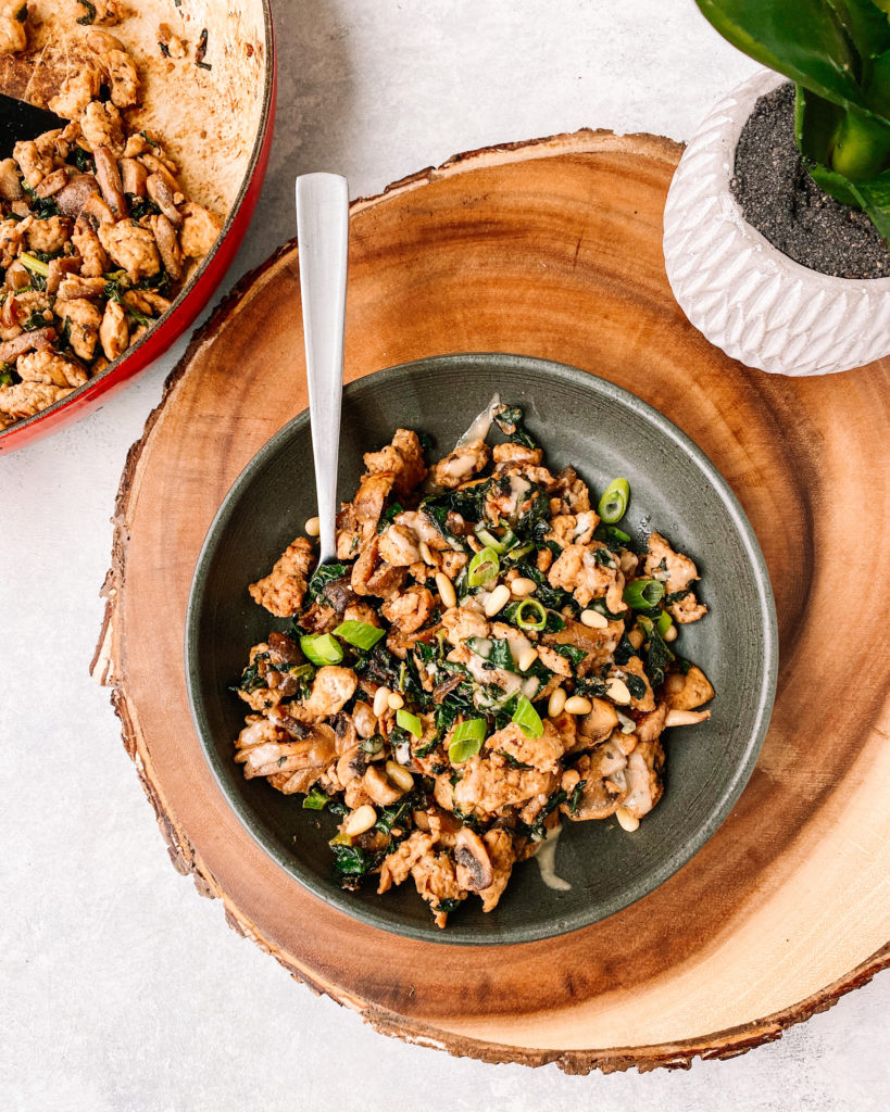 Brown Rice Bowl With Turkey, Toasted Garlic and Kale Recipe - The  Washington Post