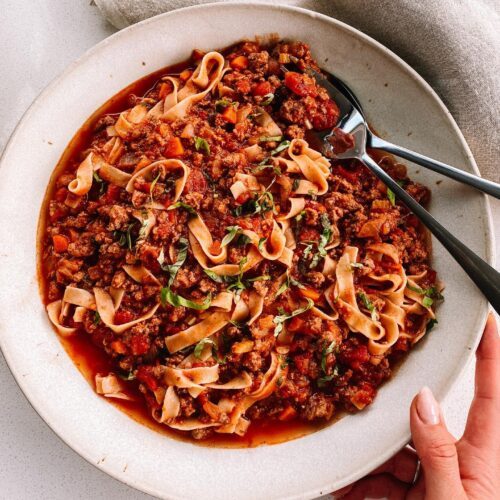 The Best Beef Bolognese Rachael's Good Eats