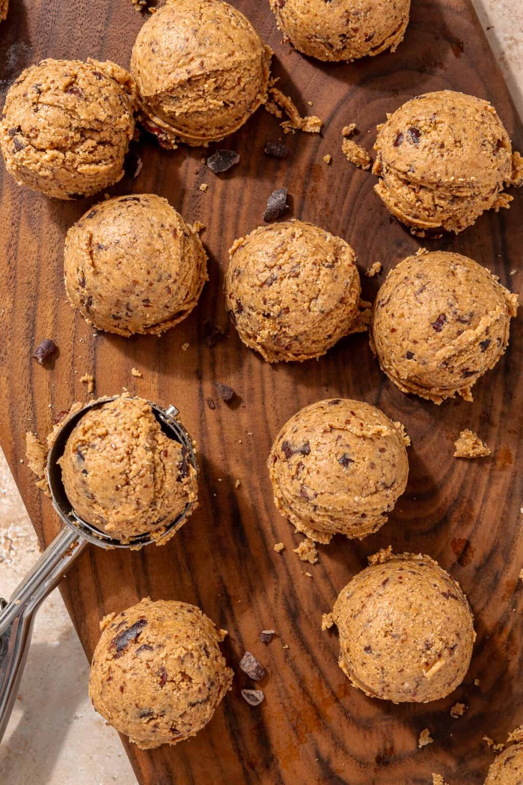 PB Chocolate Chip Protein Balls Rachael's Good Eats