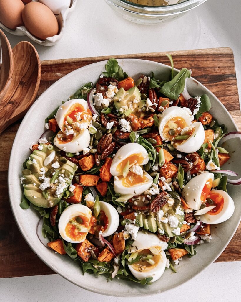 Harvest Salad With Soft-Boiled Eggs - Rachael's Good Eats