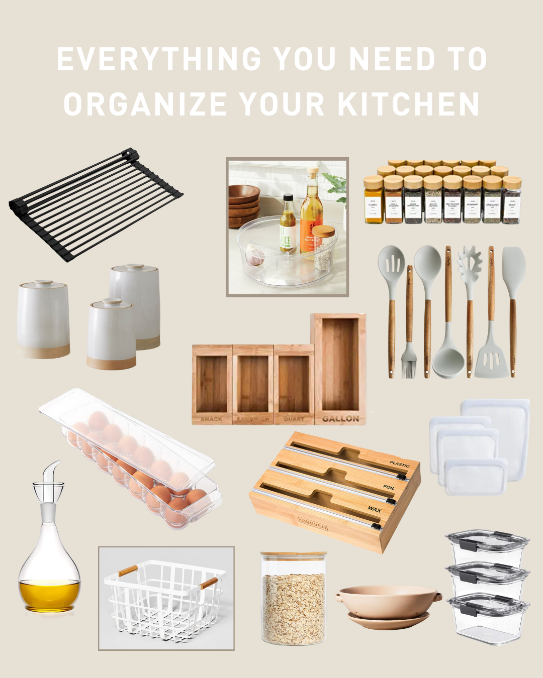 Everything You Need to Organize Your Kitchen - Rachael's Good Eats