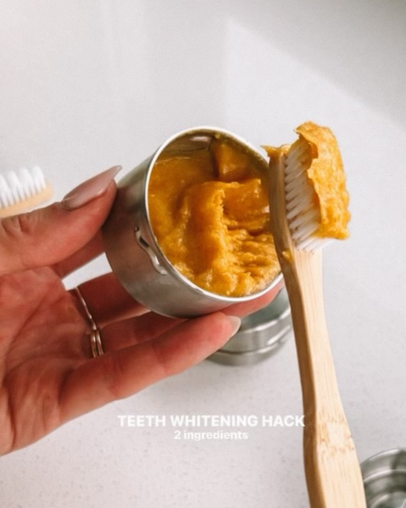 teeth whitening hack