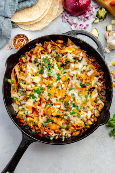 One Pan Enchilada Skillet - Rachael's Good Eats