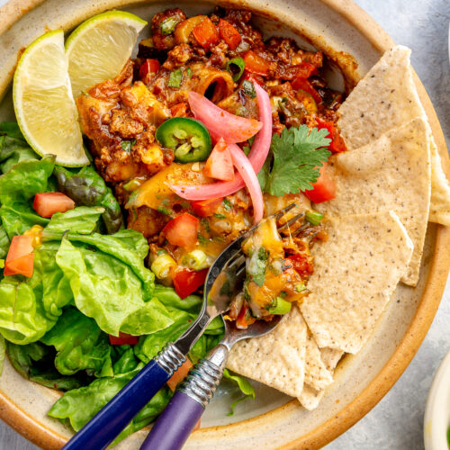 One-Pan Chicken Tortilla Skillet Recipe