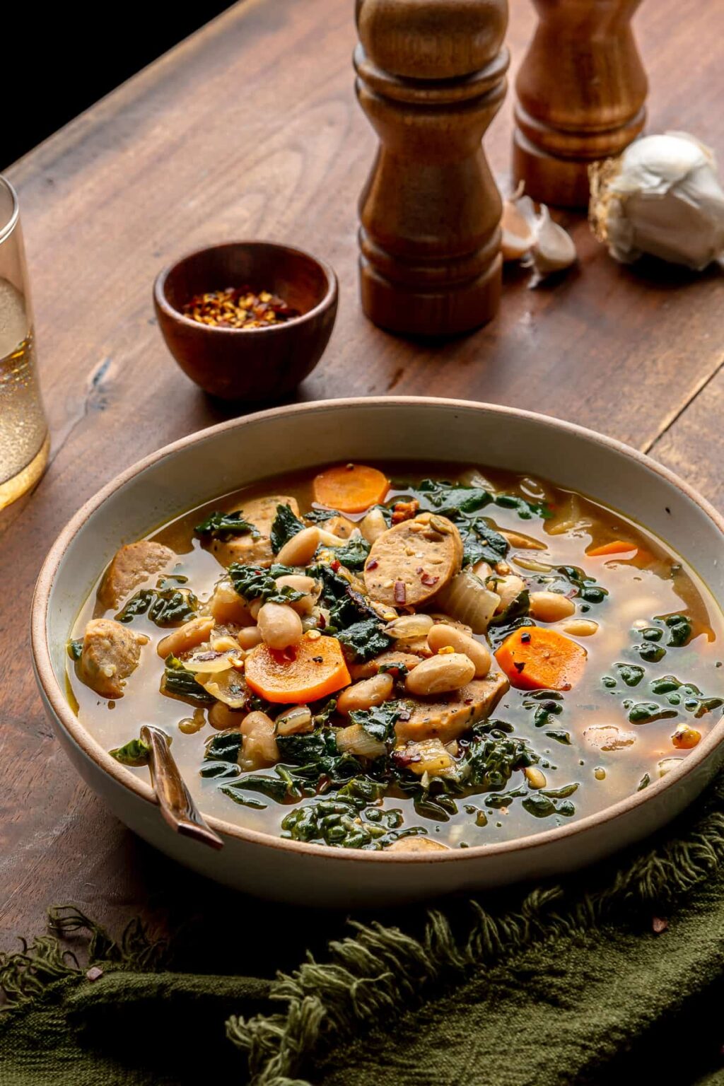 Sausage, White Bean & Kale Soup Rachael's Good Eats