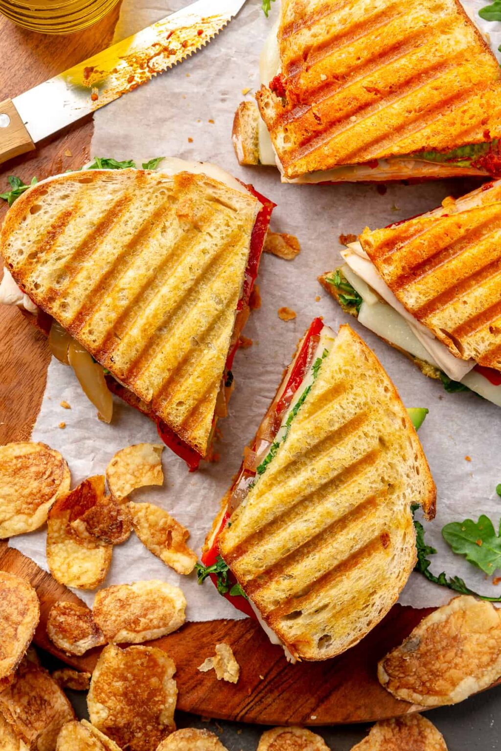 Avocado Turkey Pesto Paninis - Rachael's Good Eats