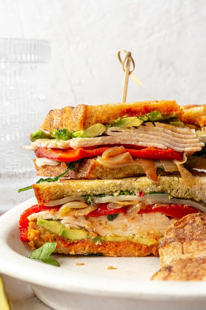 healthy panini with protein