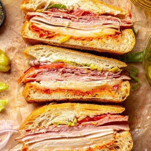 Italian Sub Paninis - Rachael's Good Eats