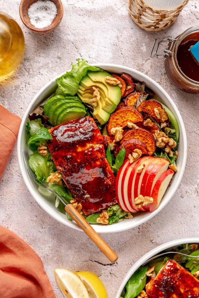 salmon bowl spring recipe idea