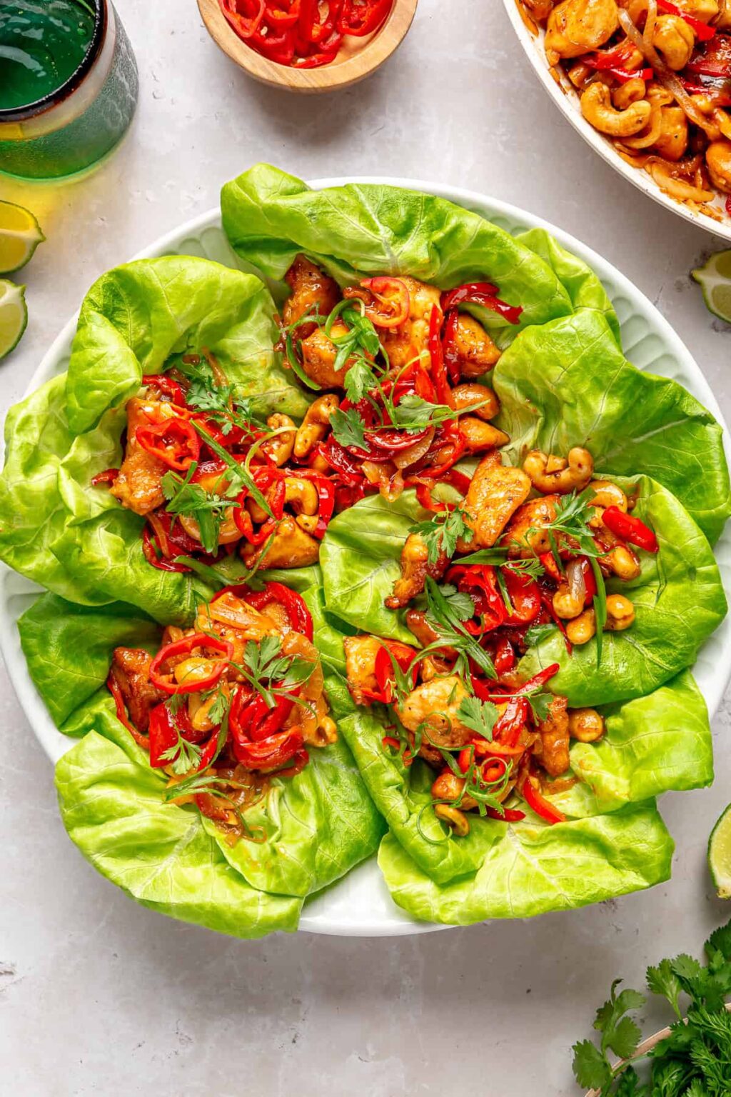 Szechuan Chicken Lettuce Wraps Rachael's Good Eats