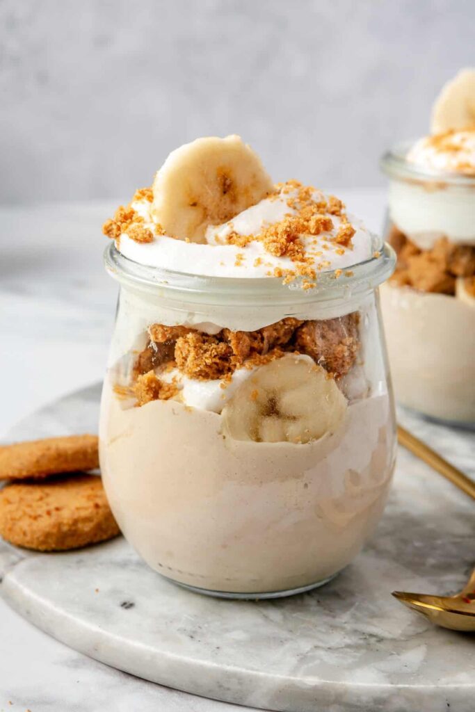 high-protein banana pudding (gluten-free)