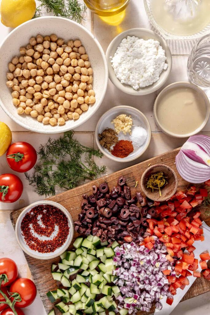 High-Protein Hummus Recipe with Cottage Cheese and Fresh Toppings