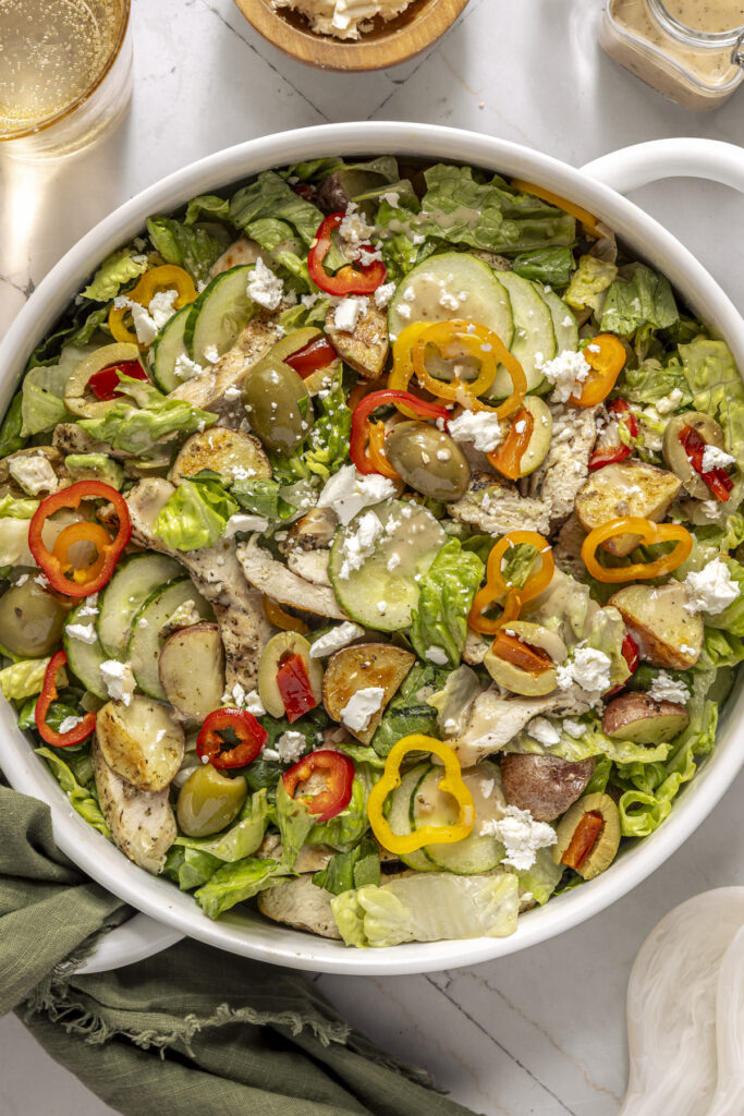 Greek Salad High-Protein Pregnancy Nutrition