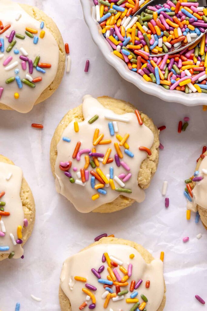 Healthy Lofthouse sugar cookies – soft, gluten-free, and grain-free