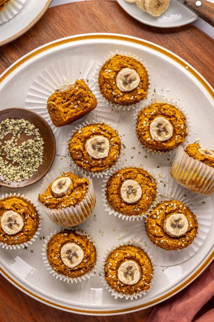 pumpkin muffins for toddlers (no added sugar, healthy recipe)