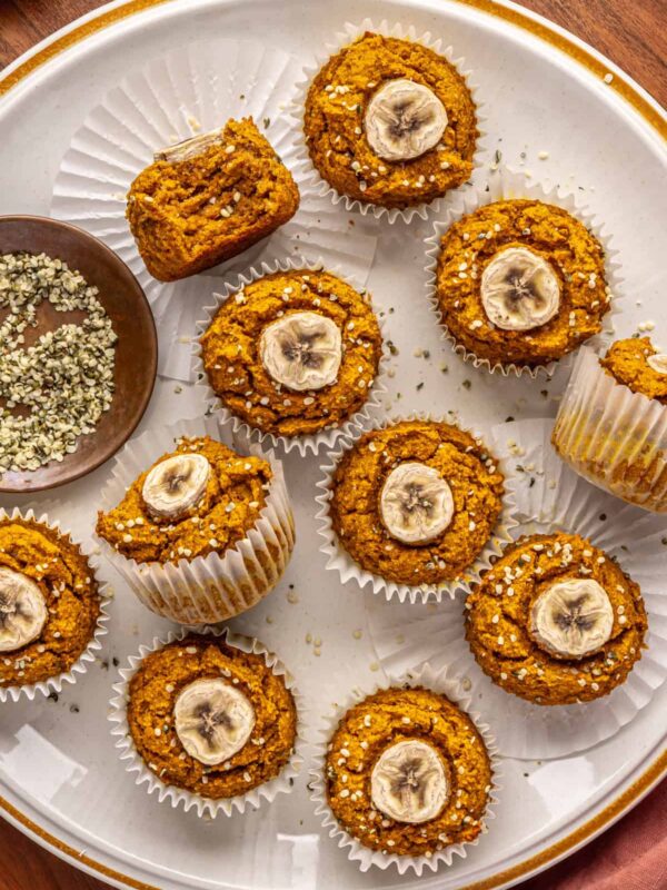 pumpkin muffins for toddlers (no added sugar, healthy recipe)