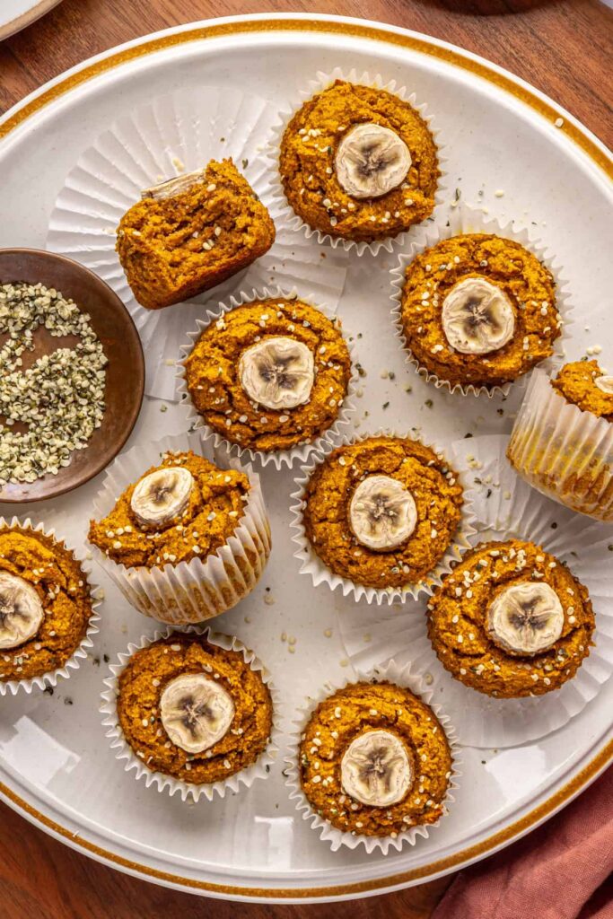 pumpkin muffins for toddlers (no added sugar, healthy recipe)
