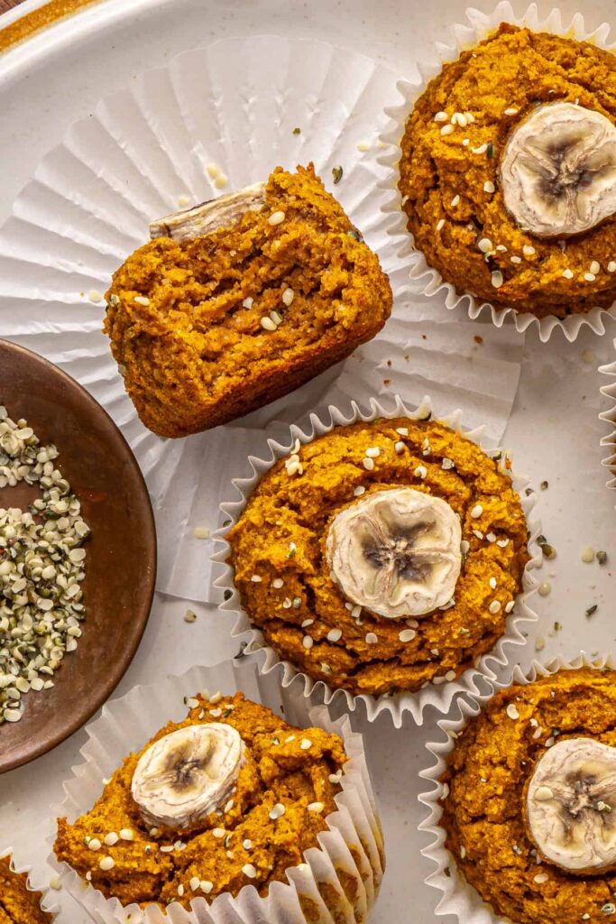 pumpkin muffins for toddlers (no added sugar, healthy recipe)