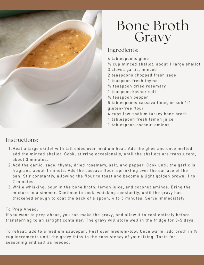 healthy thanksgiving menu guide recipe for gravy