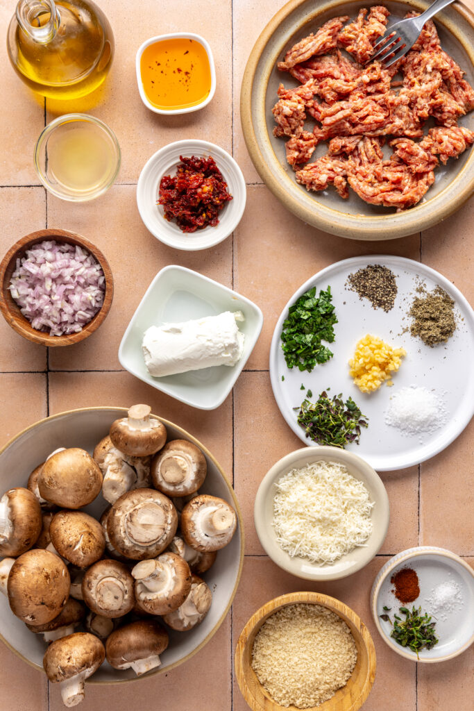 Ingredient Spread For Stuffed Mushrooms