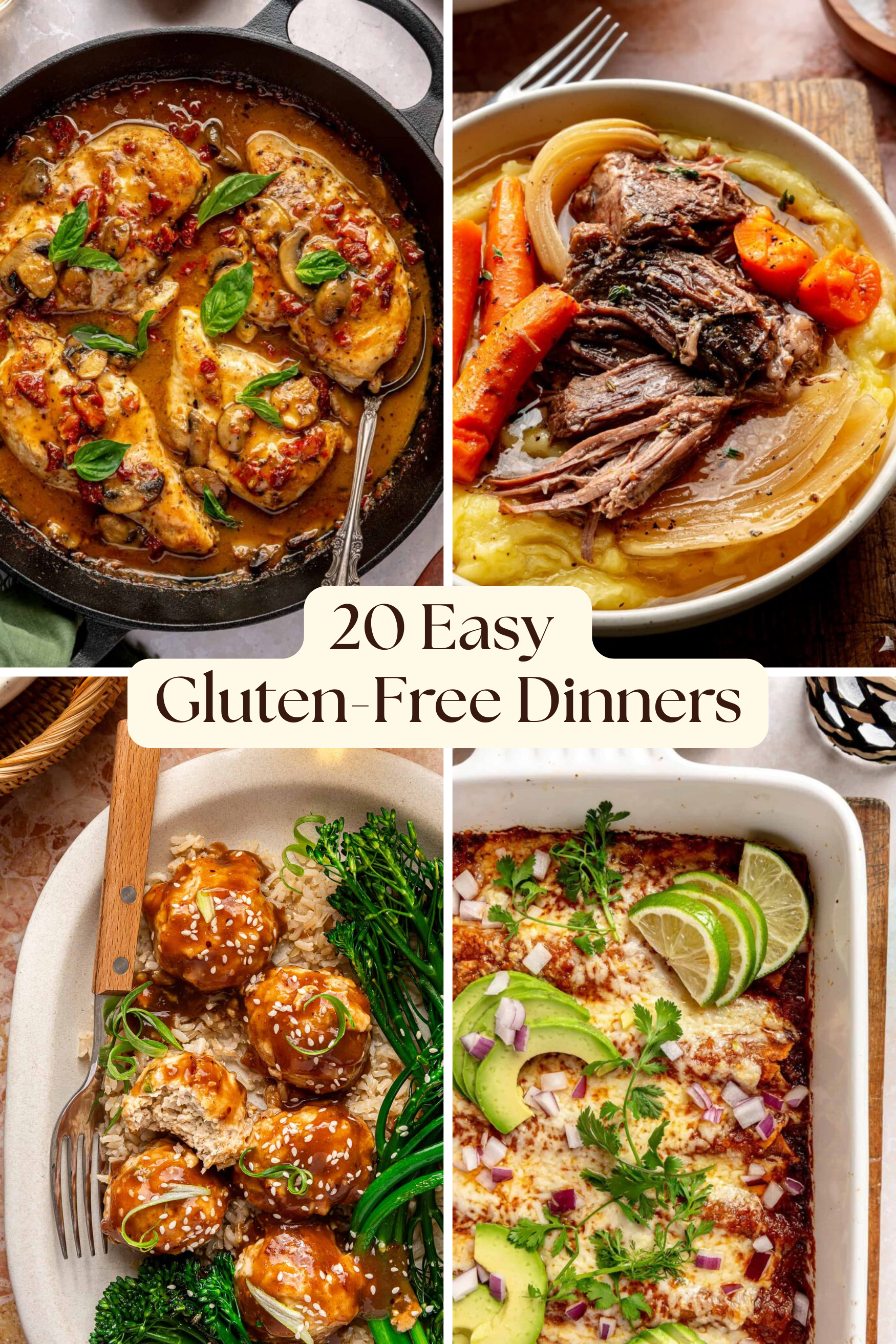 20 Gluten Free Dinner Recipes