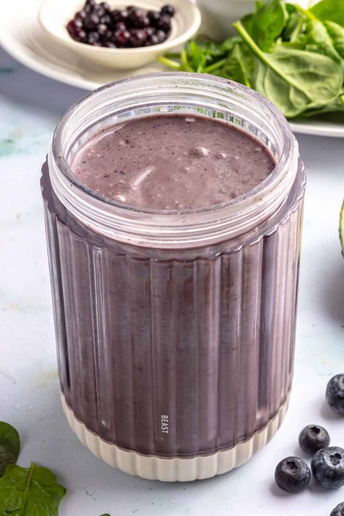 Creamy toddler smoothie blended in Beast blender