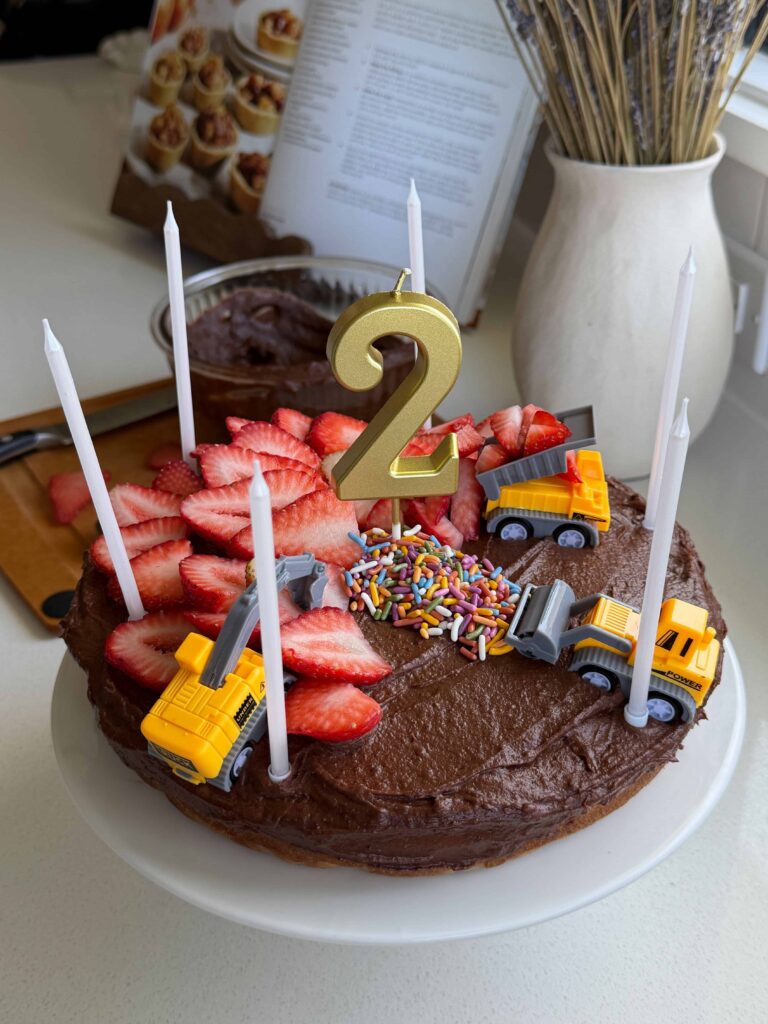 healthy birthday cake